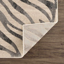 Gray Zebra Print Area Rug – Atira