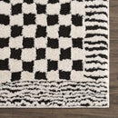 Black and White Checkered Area Rug – Leryn