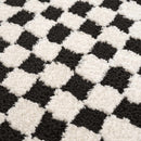 Black and White Checkered Area Rug – Leryn