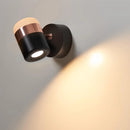LED Rotating Wall Lamp Modern Simple Metal Wall Lamps Living Room Bracket Light Study Bedroom Lights Aisle Lighting with Switch