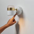 LED Rotating Wall Lamp Modern Simple Metal Wall Lamps Living Room Bracket Light Study Bedroom Lights Aisle Lighting with Switch