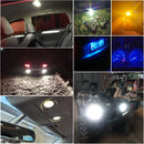 2/10pcs W5W 194 T10 Glass Housing Cob LED Car bulb 3000K 6000K White Blue Red Wedge License Plate Lamp Dome Light
