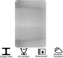 Instant Alarm Sign- Iron Wall Decor, , Red with White Icon, Anti-Invasion Visual, Anti- Suppressor, 24/7 Protection,Perfect