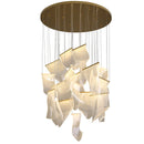 Light Guide LED Modern Chandelier Living Room Decor Lighting Duplex Rotating Stairs Pendant Lamp Dining Room Hanging Lights