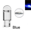2/10pcs W5W 194 T10 Glass Housing Cob LED Car bulb 3000K 6000K White Blue Red Wedge License Plate Lamp Dome Light