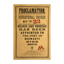 Magic School Movie Peripheral Posters Cosplay Party Decorations Suitable for Indoors Bars Wall Stickers Creative Fun Gifts