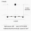 LED Modern Living Room Chandelier Dining Room Ceiling Light Hanging Kitchen Pendent Bar Pendant Light Indoor Lighting Fixtures