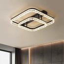 Living Room Main Light Modern Simple Atmosphere Full Spectrum New Light Luxury High-end Ice Pattern Eye Protection Ceiling Lamp