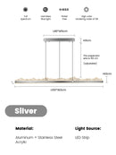Modern LED Living Room Chandeliers Indoor Ceiling Lamp Hanging Lights - Energy Efficient Lighting for Home Decor