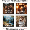 6pcs/set Personalized Canvas Painting Custom Wedding Family Life Photos Posters Wall Art Custom Holiday Birthday Gift Room Decor