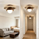 Passage Light, Corridor Light, Wabi-sabi Style,balcony , Small Pendant Light, Hole Stone, Wooden Craft, Ceiling-mounted