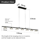 Modern Led Lighting Living Room Long Strip Chandeliers Dining Table Ceiling Lighs Meeting Room Café Bar Lamps Indoor Lamp
