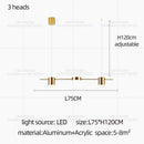 LED Modern Living Room Chandelier Dining Room Ceiling Light Hanging Kitchen Pendent Bar Pendant Light Indoor Lighting Fixtures
