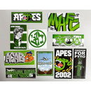 Haifa 1913 Green Apes On Tour Monkey MHFC Maccabi Decoration Stikers for Bag Cup Wall Fridge GROUP V