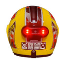 4 Lamp Beads Bicycle Helmet Led Light Rechargeable Safety Taillight Bike Motorcycles Accessories Helmet Moto USB Helmet Light
