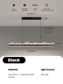 Modern LED Living Room Chandeliers Indoor Ceiling Lamp Hanging Lights - Energy Efficient Lighting for Home Decor