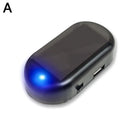 1/3Pcs Solar Powered Car Fake Security Light Simulated Dummy Alarm Wireless LED Flashing Lamp Anti Theft Warning Caution Light