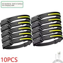 LED Sensor Headlamp Camping Search Light Head Flashlight USB Rechargeable Powerful Lamp Front Lanterns Headlights Work Light
