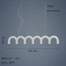 High-level LED Chandelier Modern Art Lights Bedroom Kitchen Designer Bar Long Lamps Restaurant Living Room Home Decor Lighting