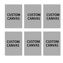 6pcs/set Personalized Canvas Painting Custom Wedding Family Life Photos Posters Wall Art Custom Holiday Birthday Gift Room Decor