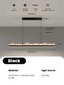 Modern LED Living Room Chandeliers Indoor Ceiling Lamp Hanging Lights - Energy Efficient Lighting for Home Decor
