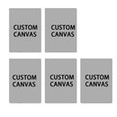 6pcs/set Custom Canvas Prints Photo Wall Art Personalized Poster for Family Life Pet Animal Birthdays Wedding Scenery Home Decor