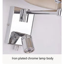 Light luxury and minimalist bedroom, study room, reading LED light, wall lamp, living room bedside reading light, adjustable arm