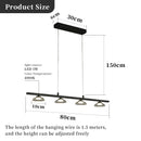 Modern Led Lighting Living Room Long Strip Chandeliers Dining Table Ceiling Lighs Meeting Room Café Bar Lamps Indoor Lamp