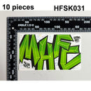 Haifa 1913 Green Apes On Tour Monkey MHFC Maccabi Decoration Stikers for Bag Cup Wall Fridge GROUP V