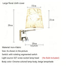 Light luxury and minimalist bedroom, study room, reading LED light, wall lamp, living room bedside reading light, adjustable arm