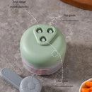 Compact Hand-Crank Food Chopper